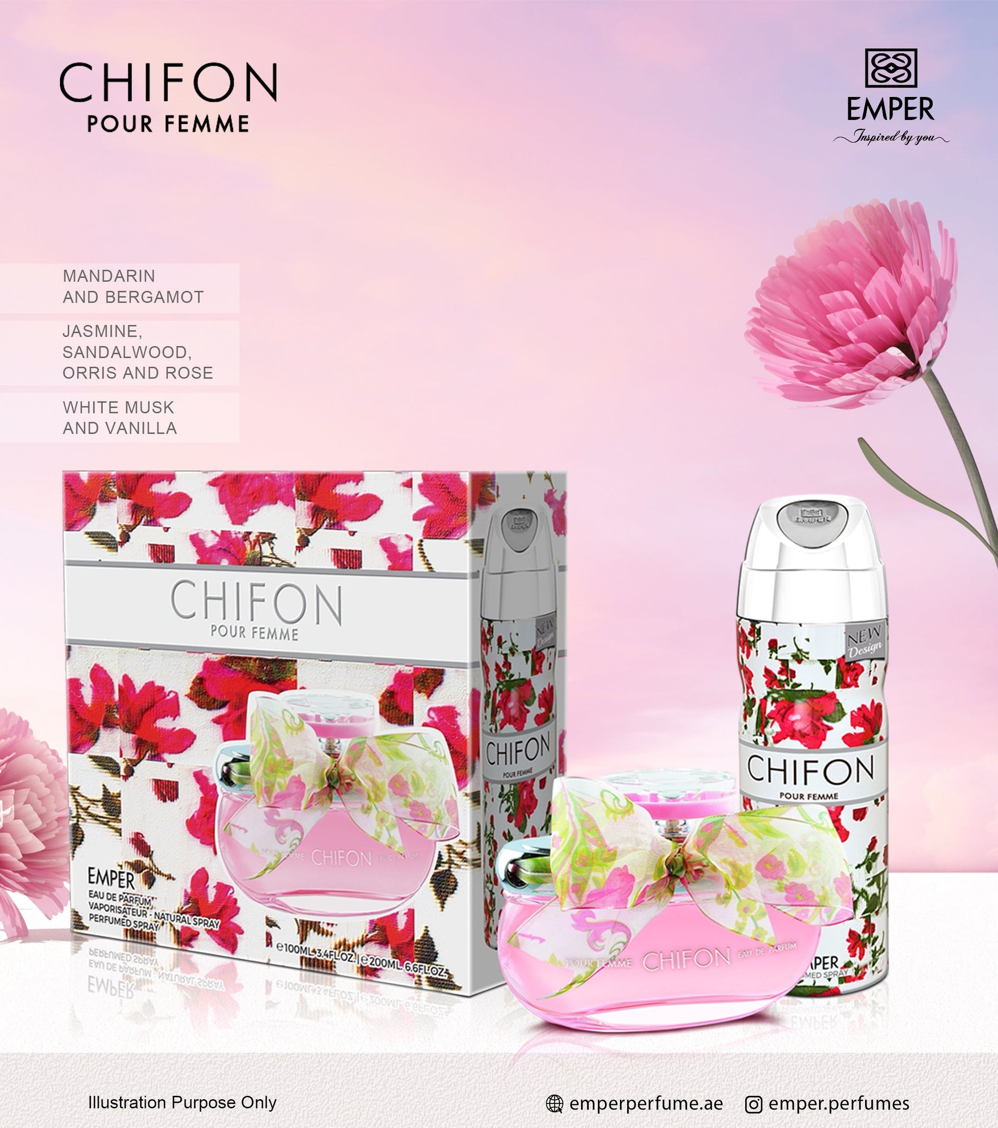 2 in 1 Gift Set by Chifon - Emper Perfumes