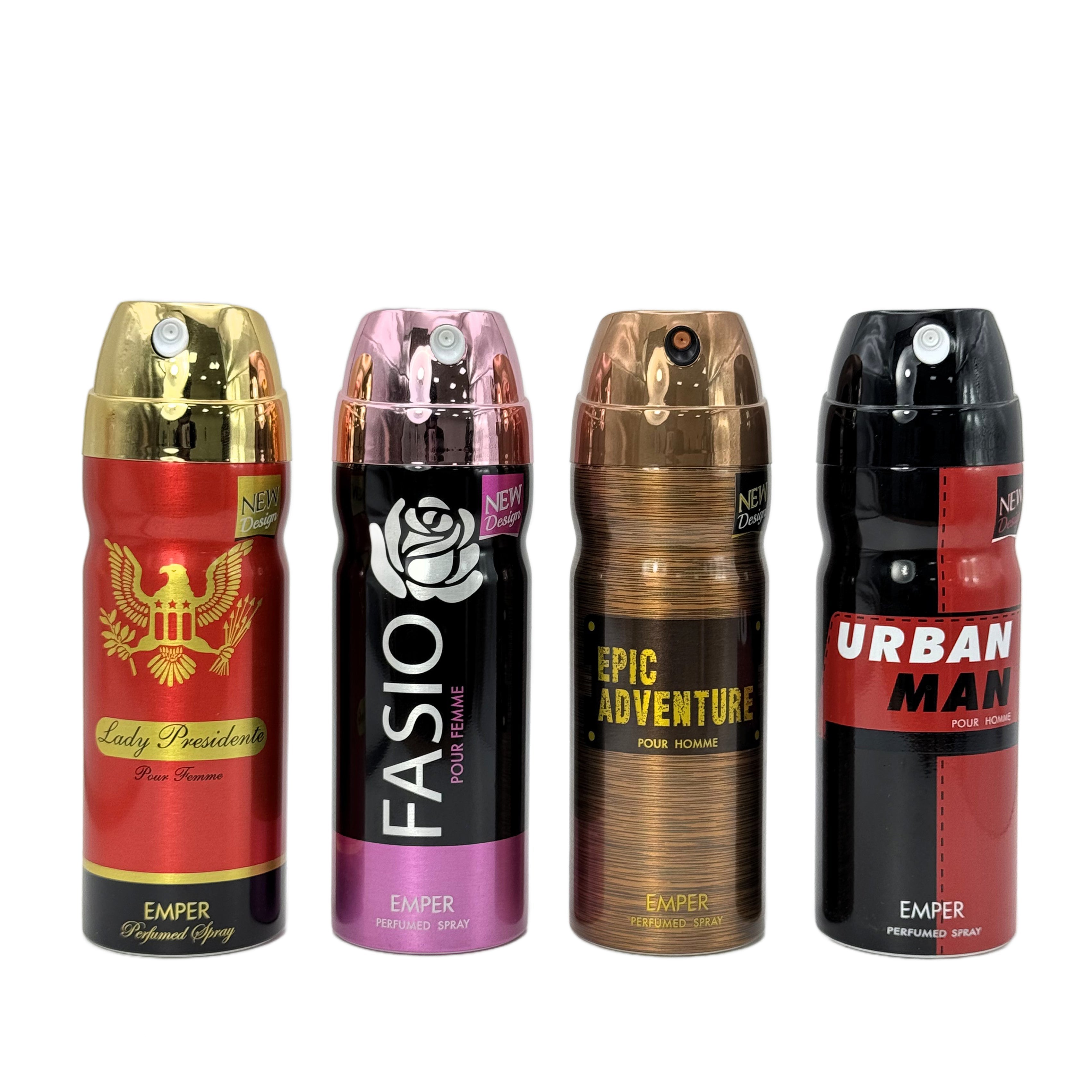 Set of 4 Deodorants (Random)