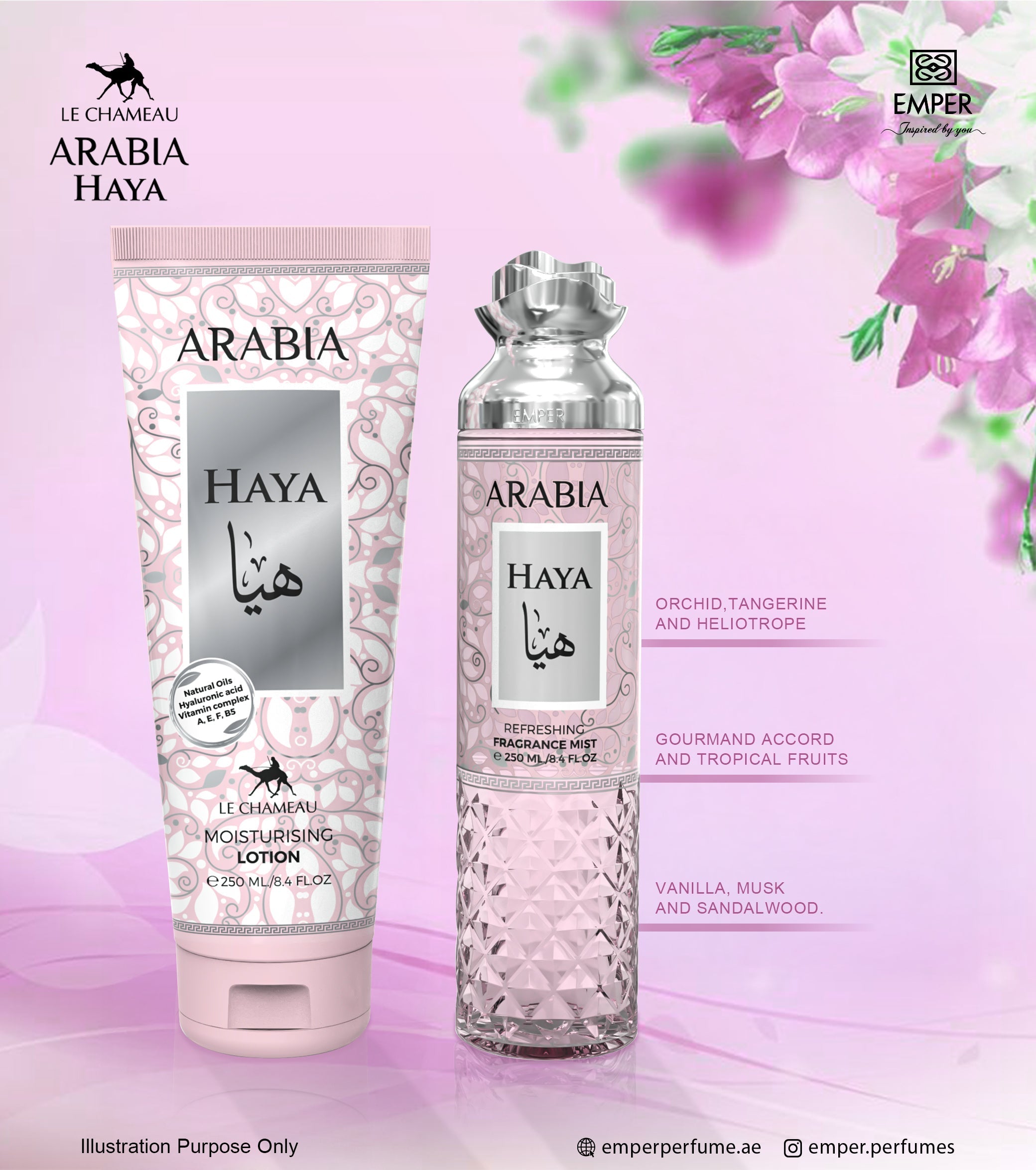 2 in 1 Gift Set Arabia Haya - Emper Perfumes